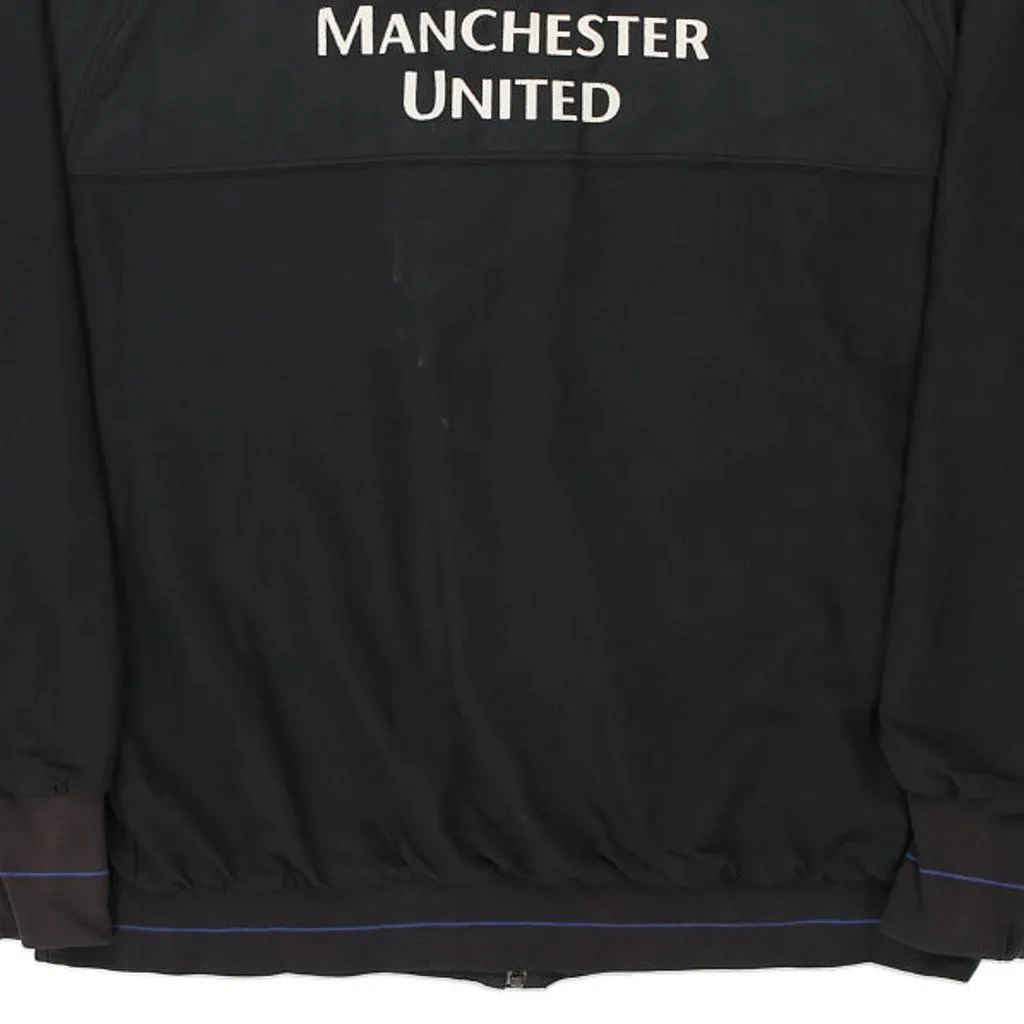 Manchester United Nike Football Jacket - XL Black Polyester Blend