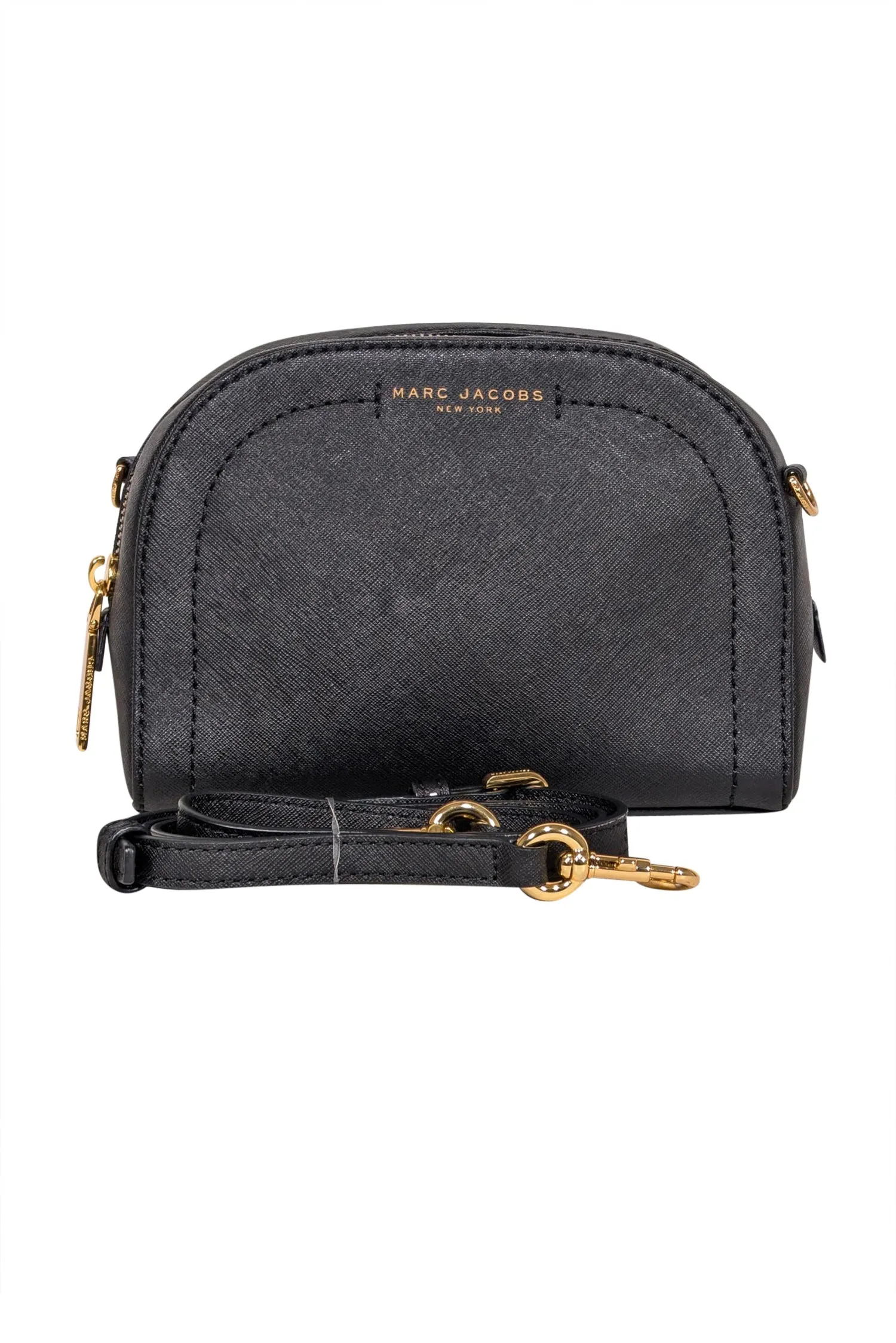 Marc Jacobs - Black Saffiano Leather Crossbody Bag