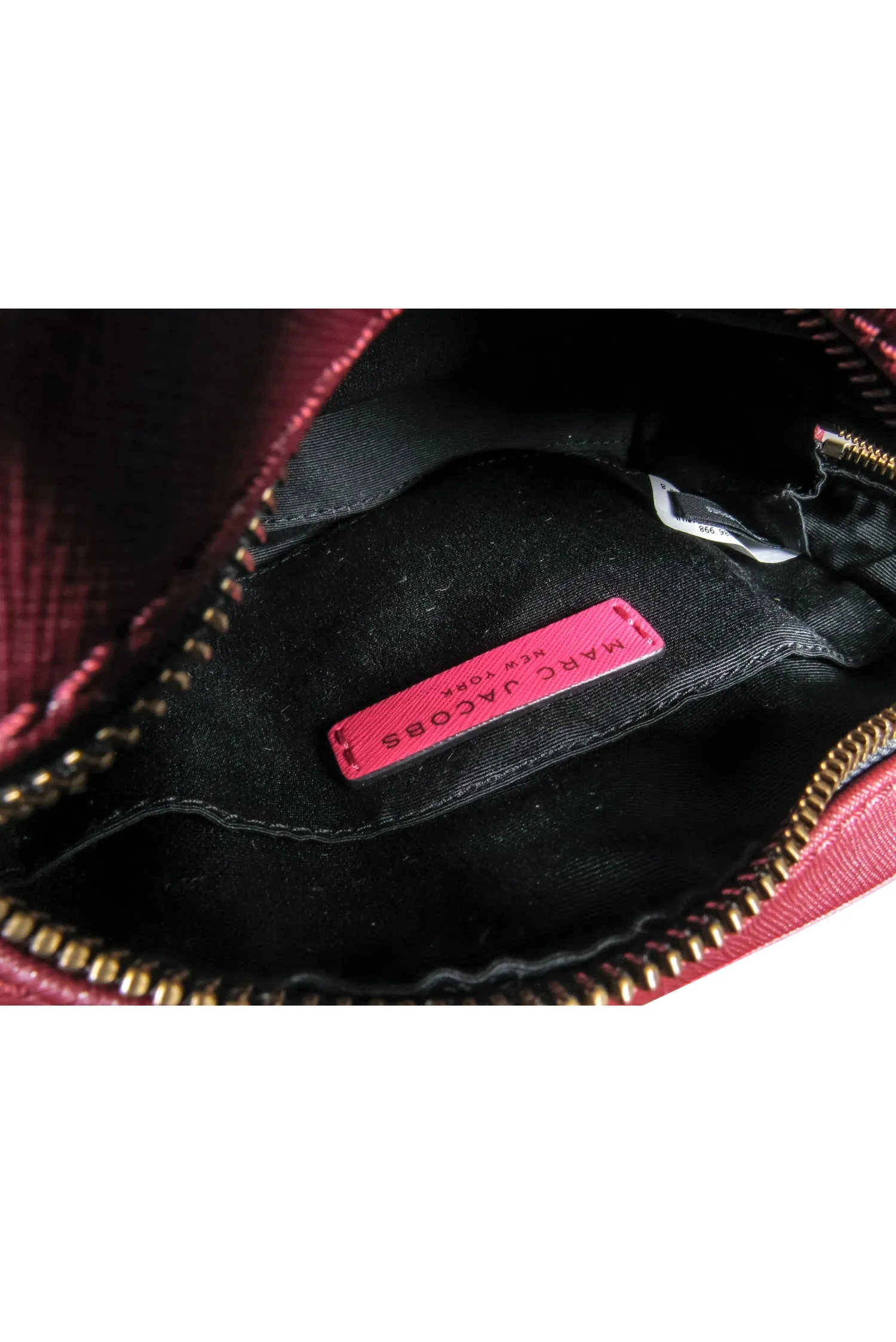 Marc Jacobs - Hot Pink Saffiano Leather Crossbody Bag