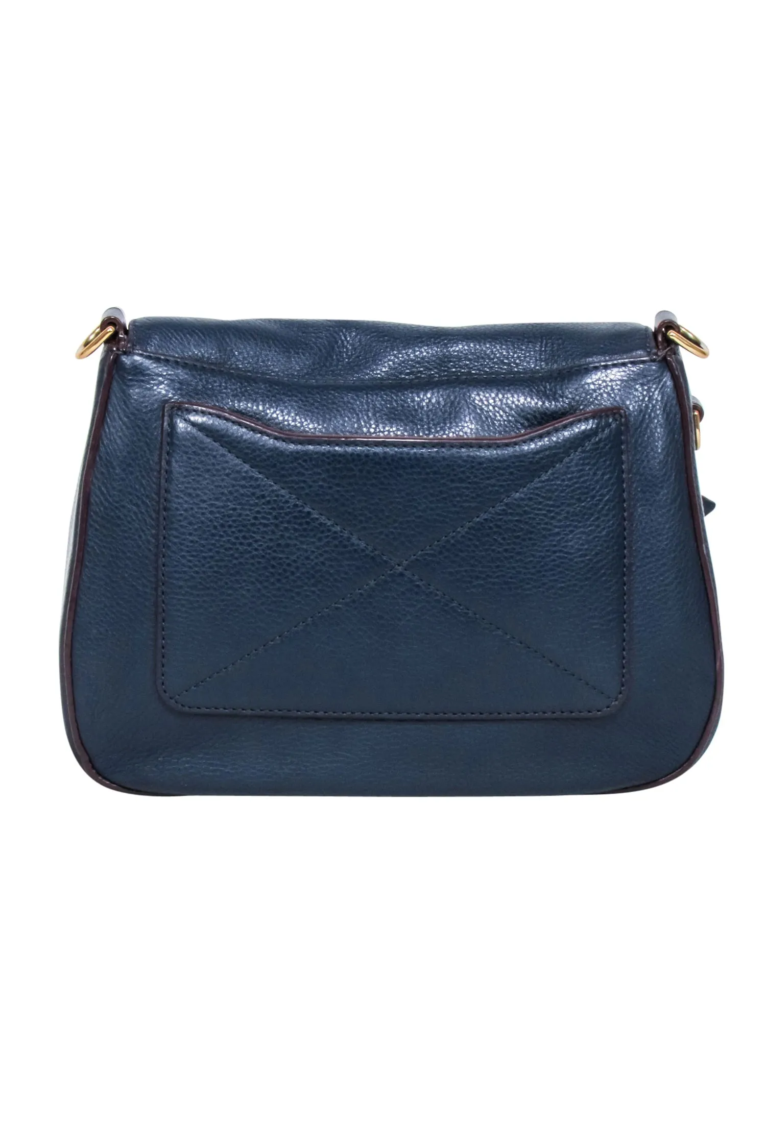 Marc Jacobs - Navy Pebbled Leather Crossbody Bag