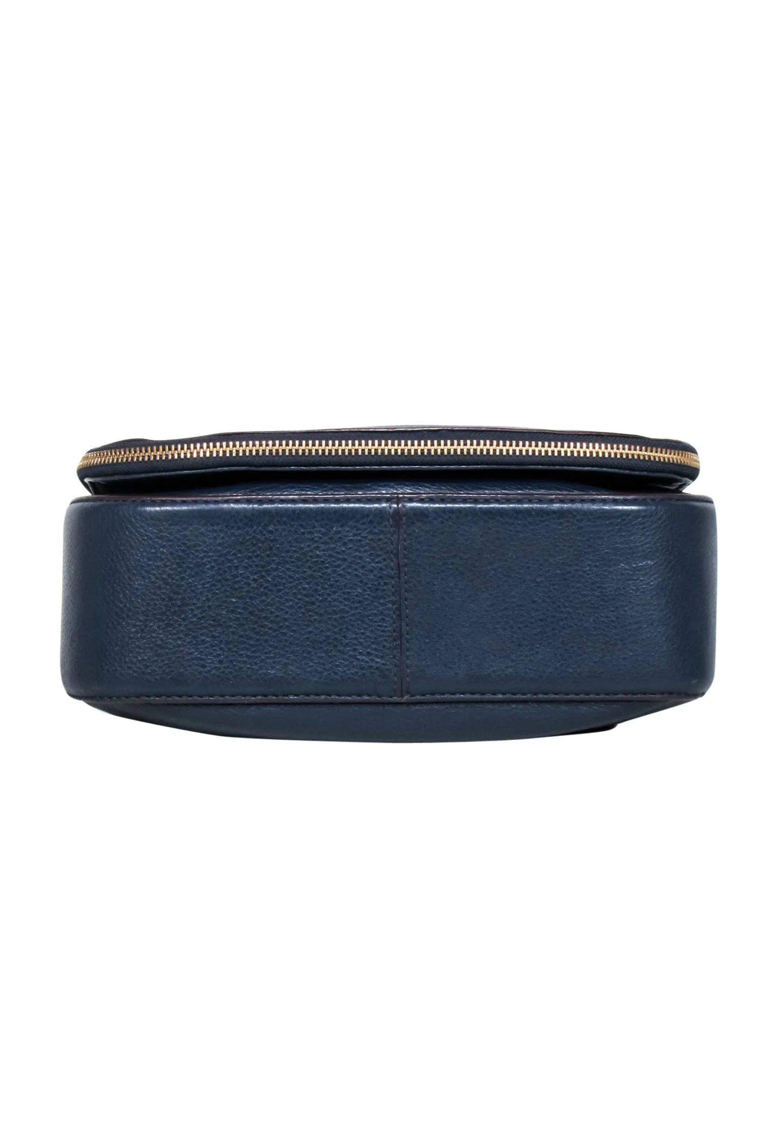 Marc Jacobs - Navy Pebbled Leather Crossbody Bag