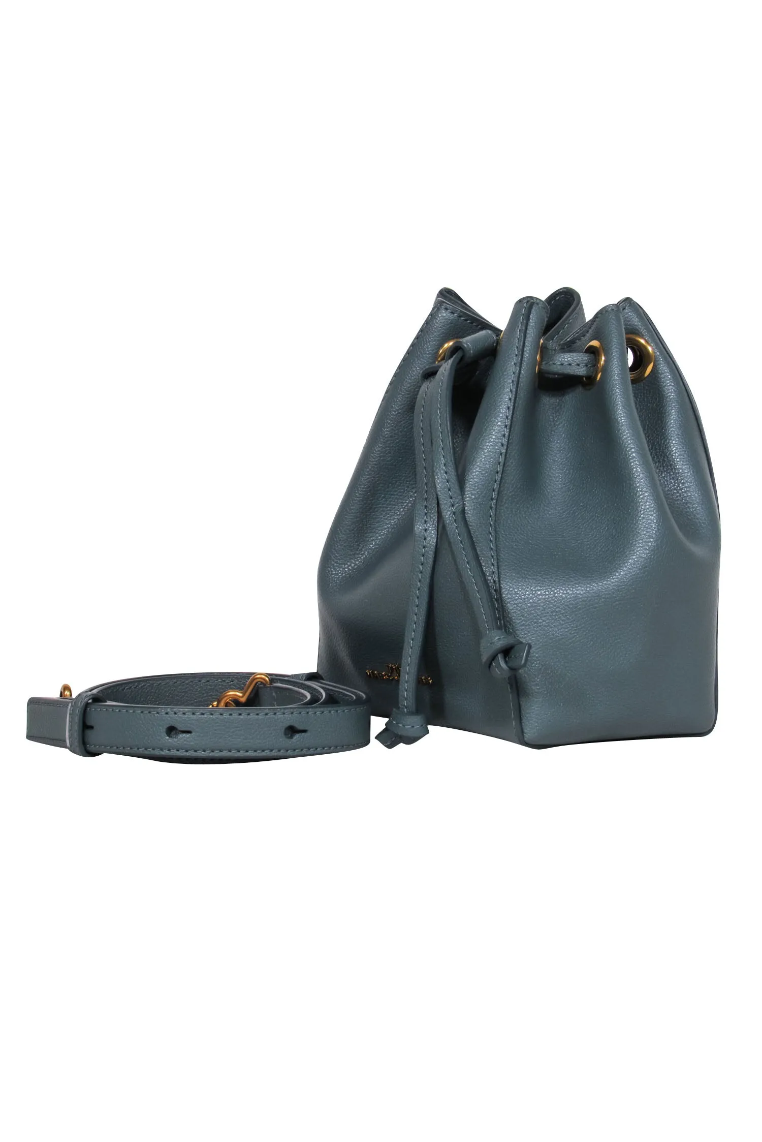 Marc Jacobs - Teal Leather Mini Buck Bag Crossbody