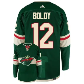 Matt Boldy Minnesota Wild Adidas Primegreen Authentic NHL Hockey Jersey     