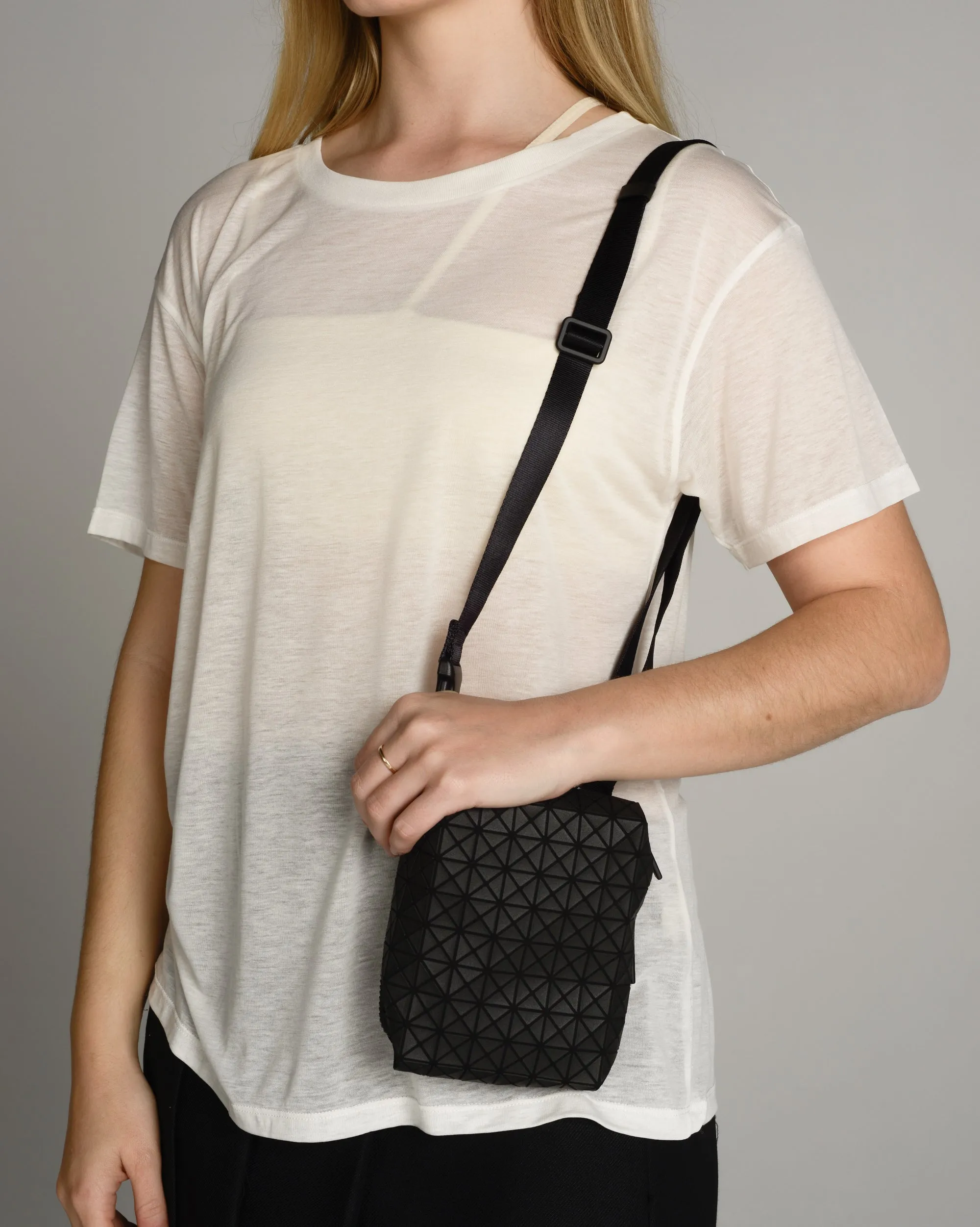 Matte Black Beetle Shoulder Bag