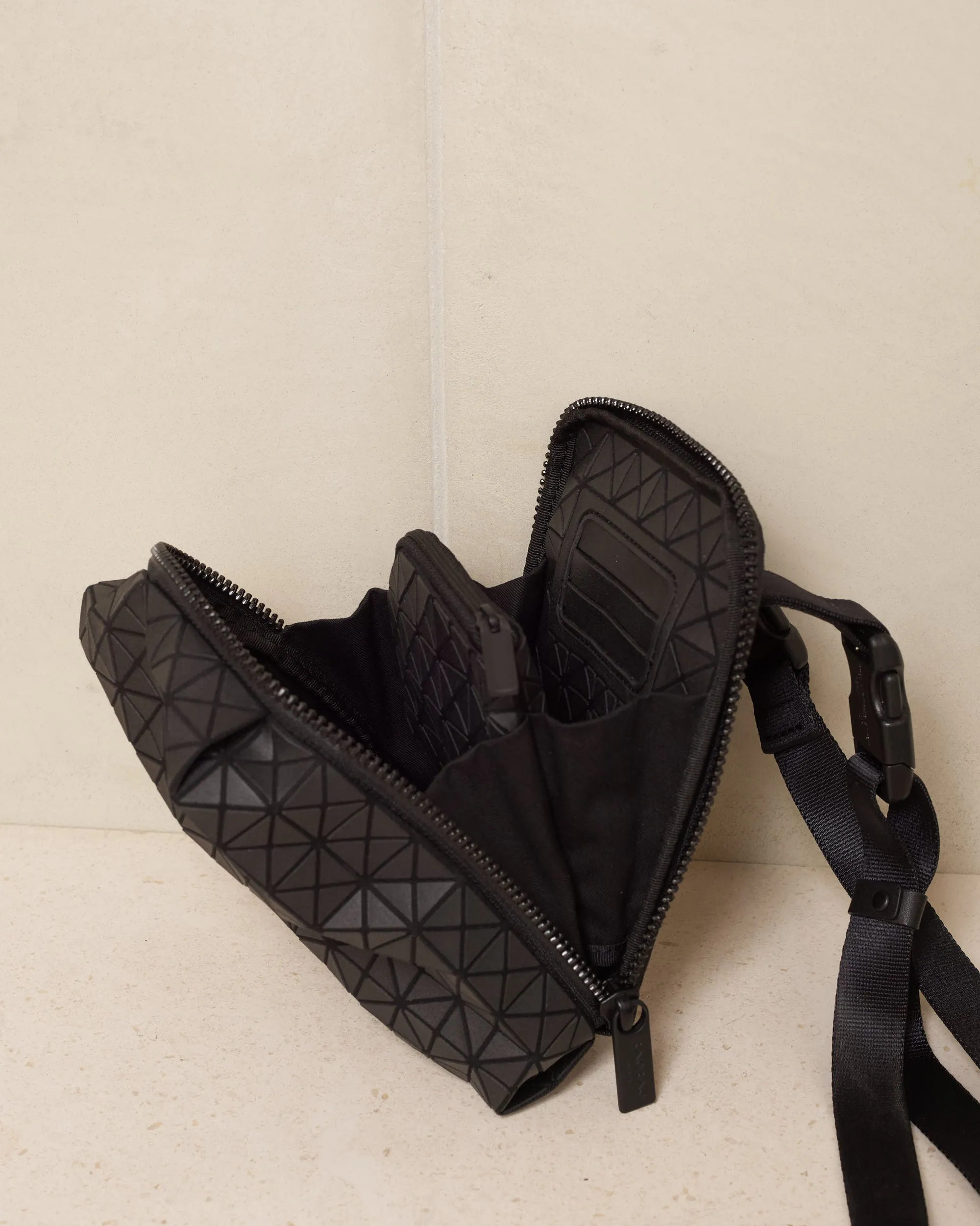 Matte Black Beetle Shoulder Bag