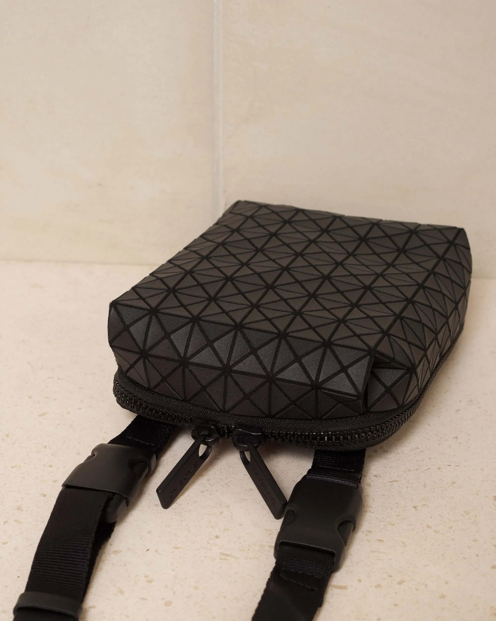 Matte Black Beetle Shoulder Bag