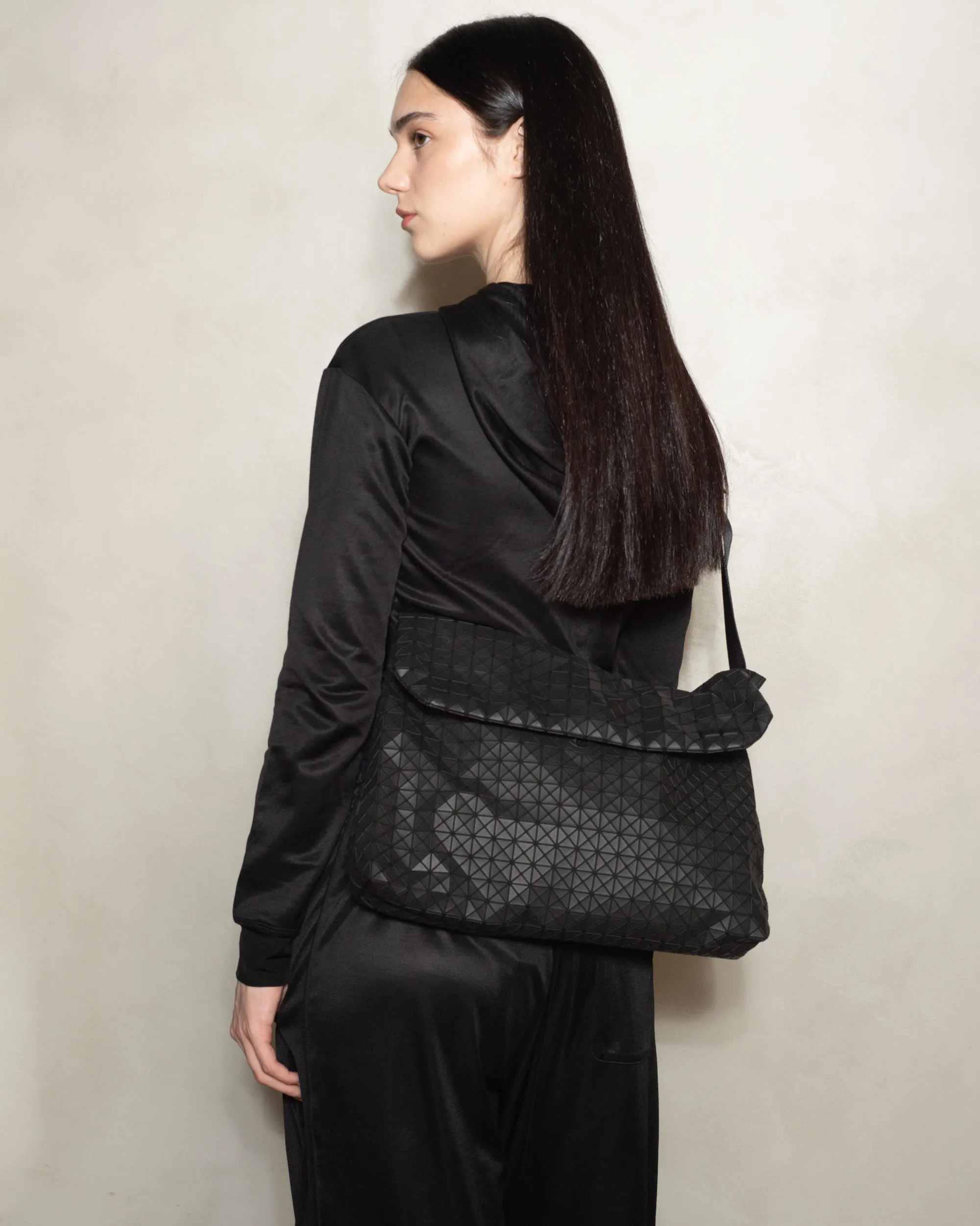 Matte Black Froggy Shoulder Bag