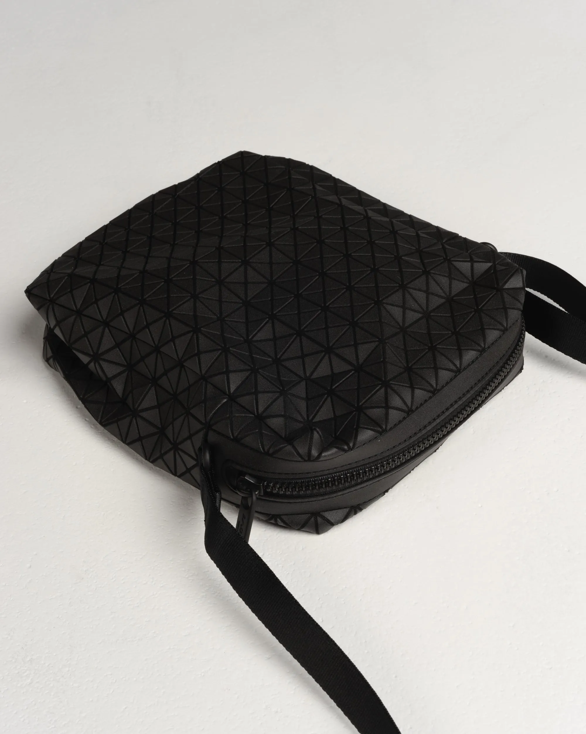 Matte Black Voyager Shoulder Bag