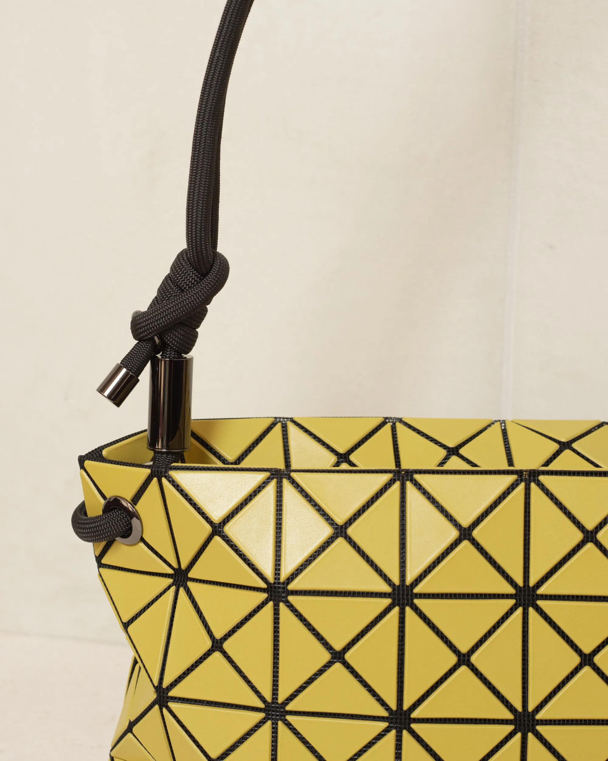 Matte Yellow Loop Shoulder Bag