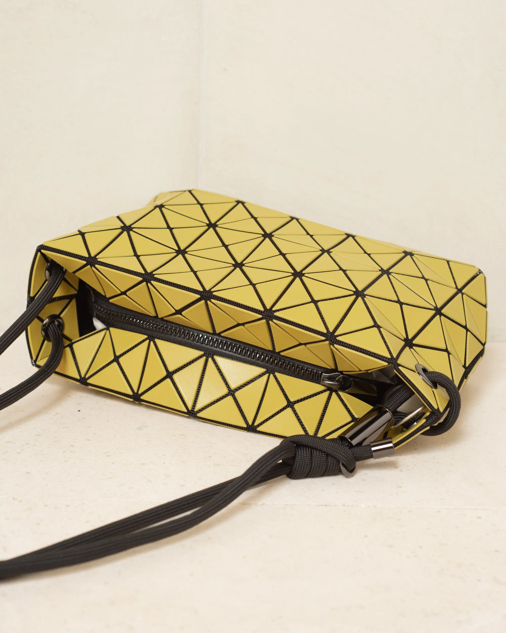 Matte Yellow Loop Shoulder Bag