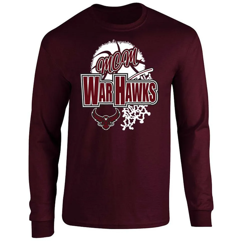 McMurry University War Hawks - Basketball Long Sleeve T-Shirt