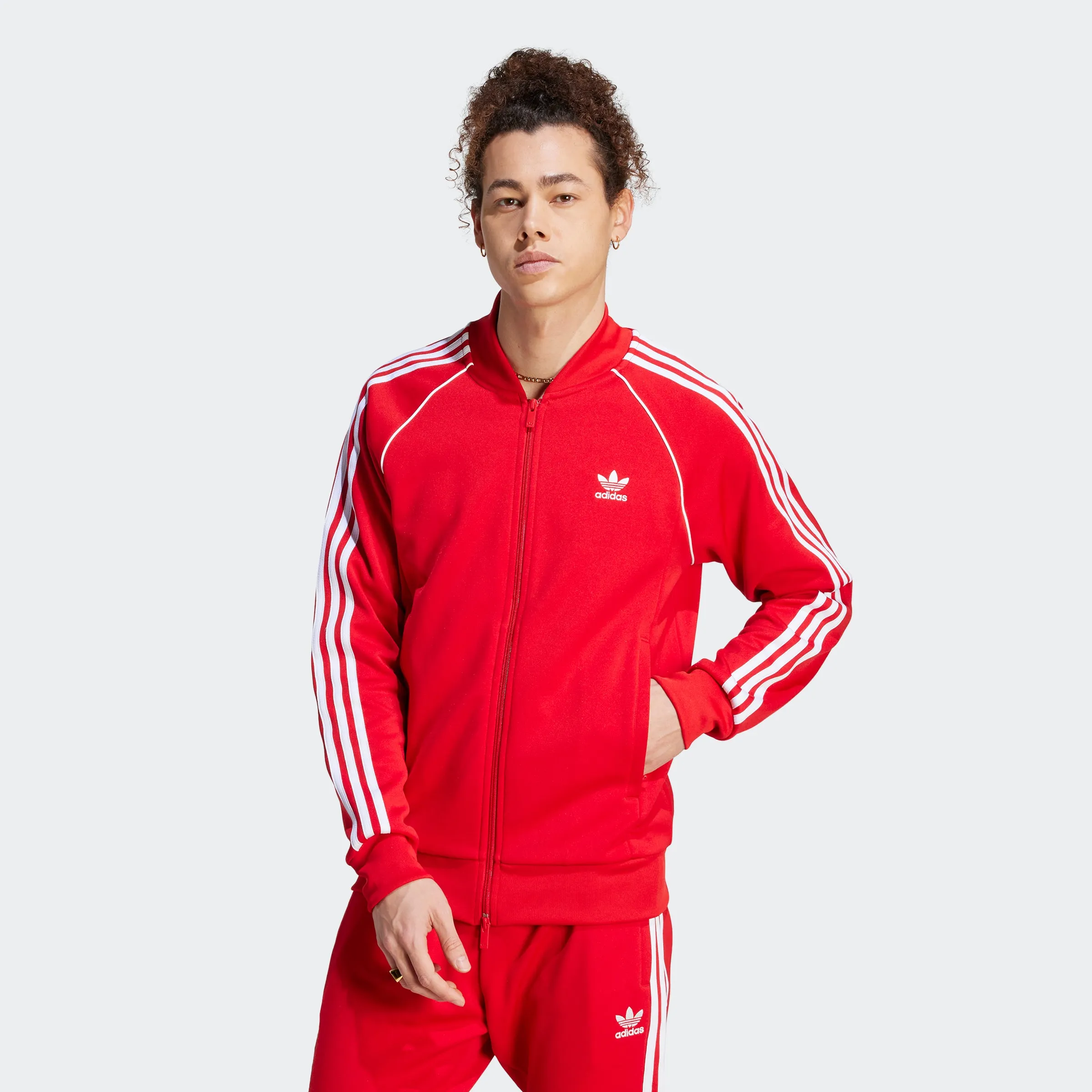 Men's adidas Originals Adicolor Classics SST Track Jacket Better Scarlet