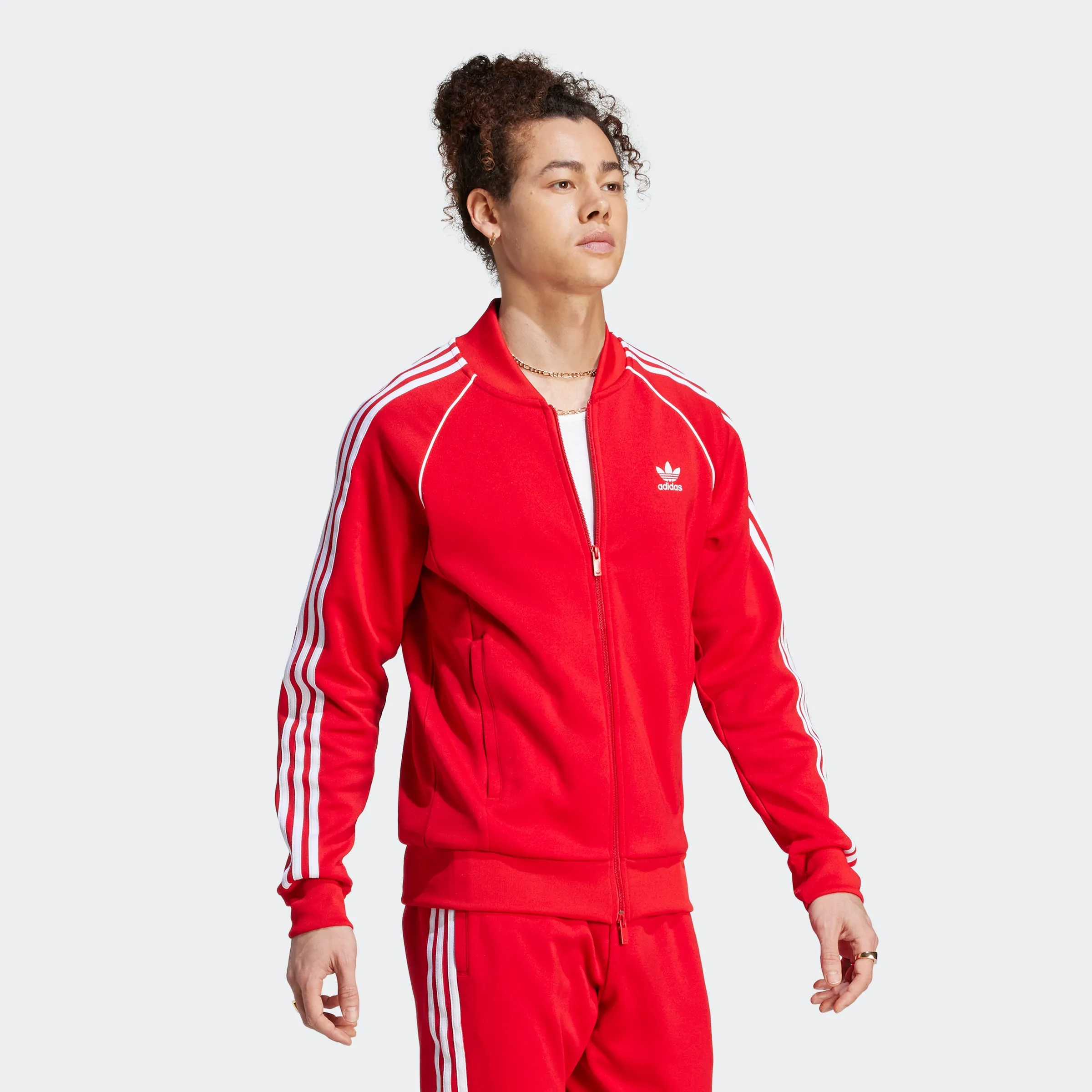 Men's adidas Originals Adicolor Classics SST Track Jacket Better Scarlet