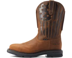 Men's Ariat Sierra Shock Shield Patriot Steel Toe Work Boot (Wide)