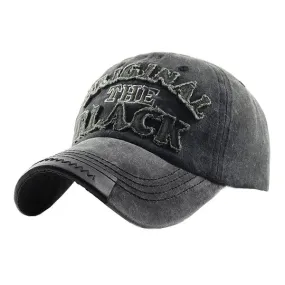 MEN'S DISTRESSED DENIM BASEBALL CAP 56838531M