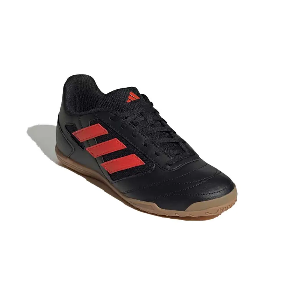 Men's Super Sala 2 Indoor Soccer Shoe - Core Black, Bold Orange, Gum - Regular (D)