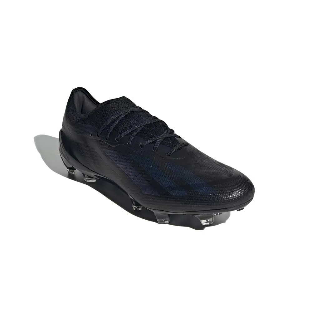 Men's X CRAZYFAST.1 FG Soccer Shoe - Core black,Core black,Core black - Regular (D)