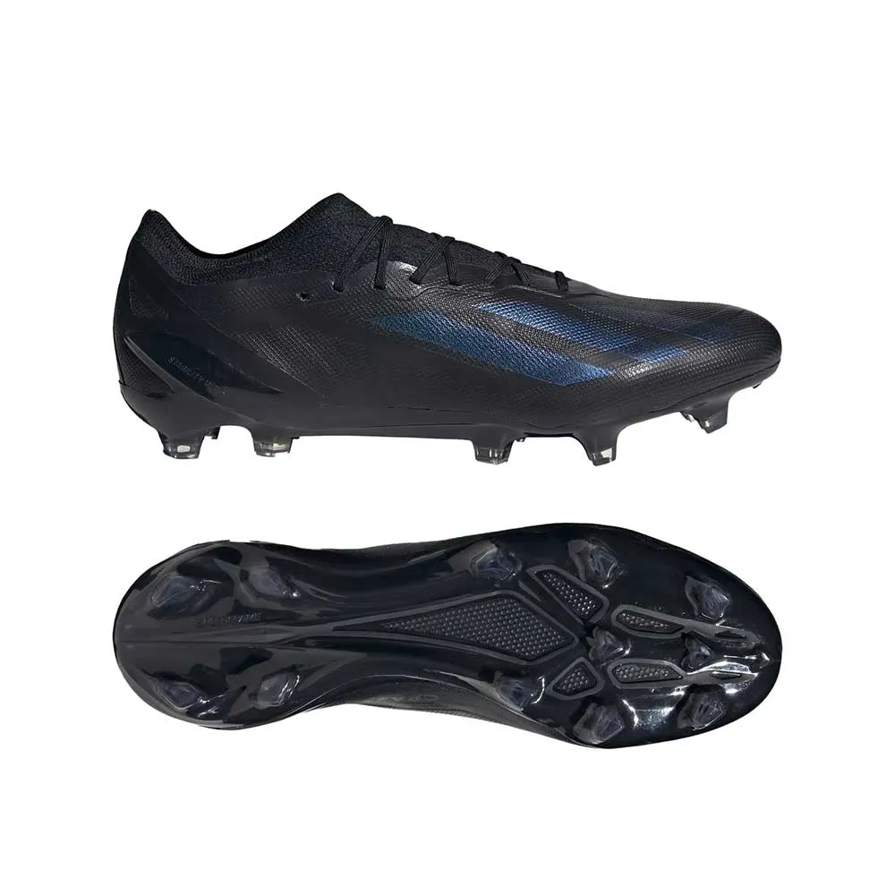 Men's X CRAZYFAST.1 FG Soccer Shoe - Core black,Core black,Core black - Regular (D)