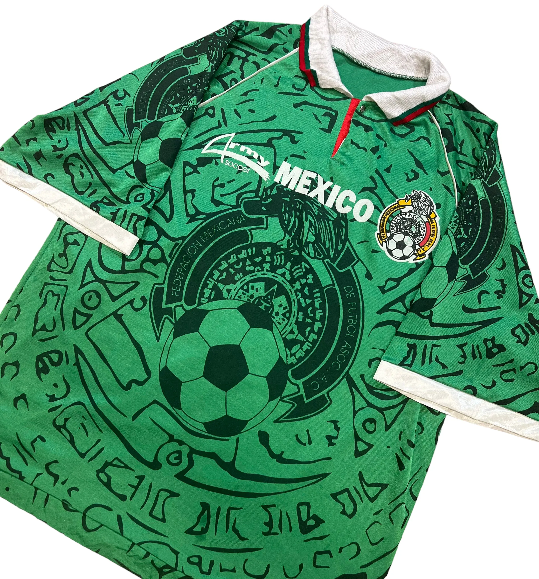 Mexico 1999 Home Retro Football Shirt