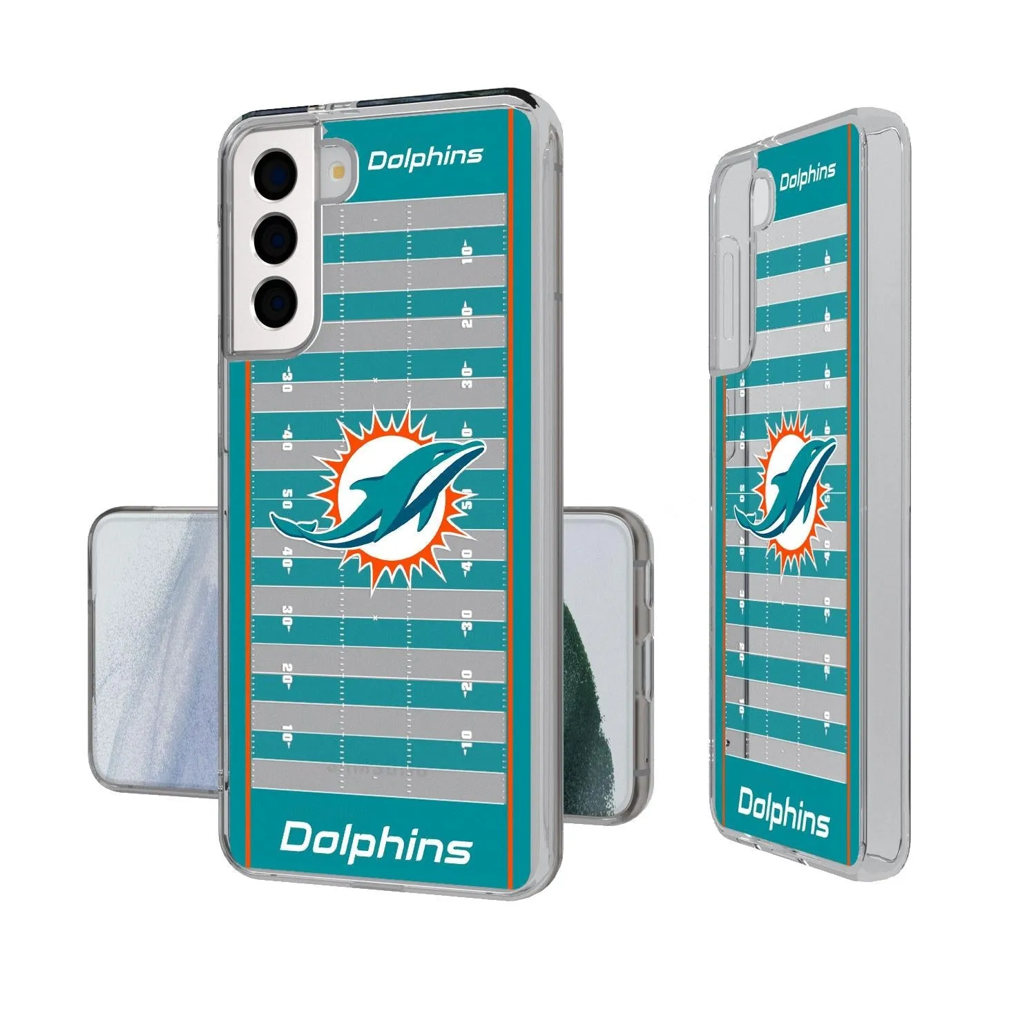 Miami Dolphins Football Field Clear Case