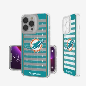 Miami Dolphins Football Field Clear Case