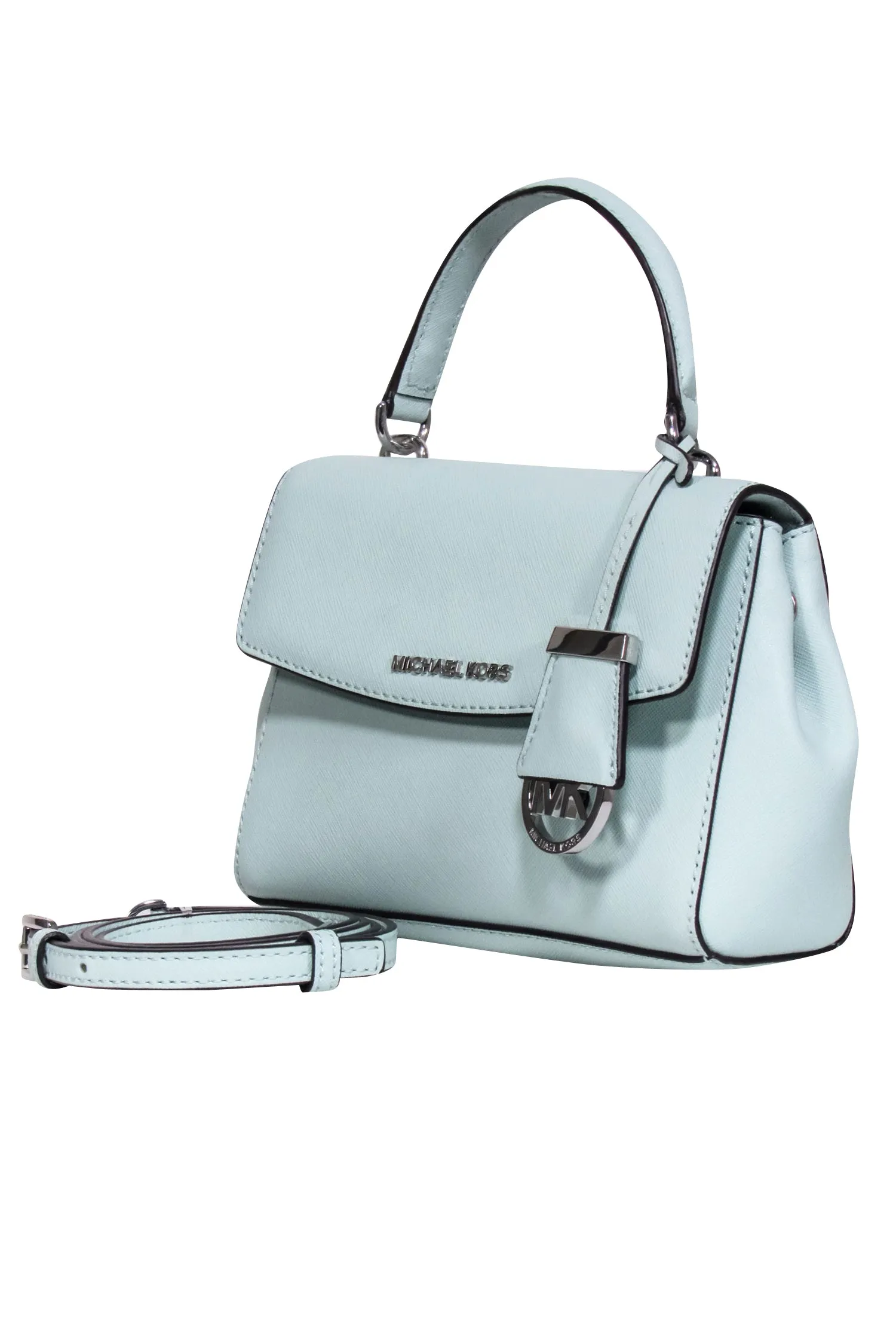 Michael Kors - Mint Green Saffiano Leather Crossbody Bag