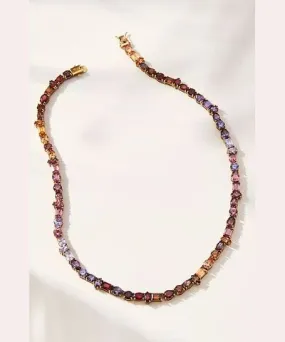 Mignonne Gavigan Tompkins Crystal Tennis Necklace