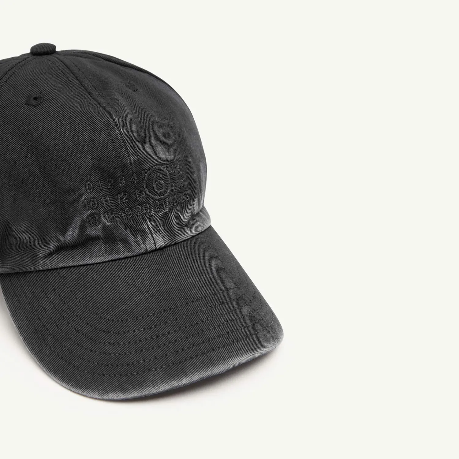 MM6 BASEBALL CAP, Black 