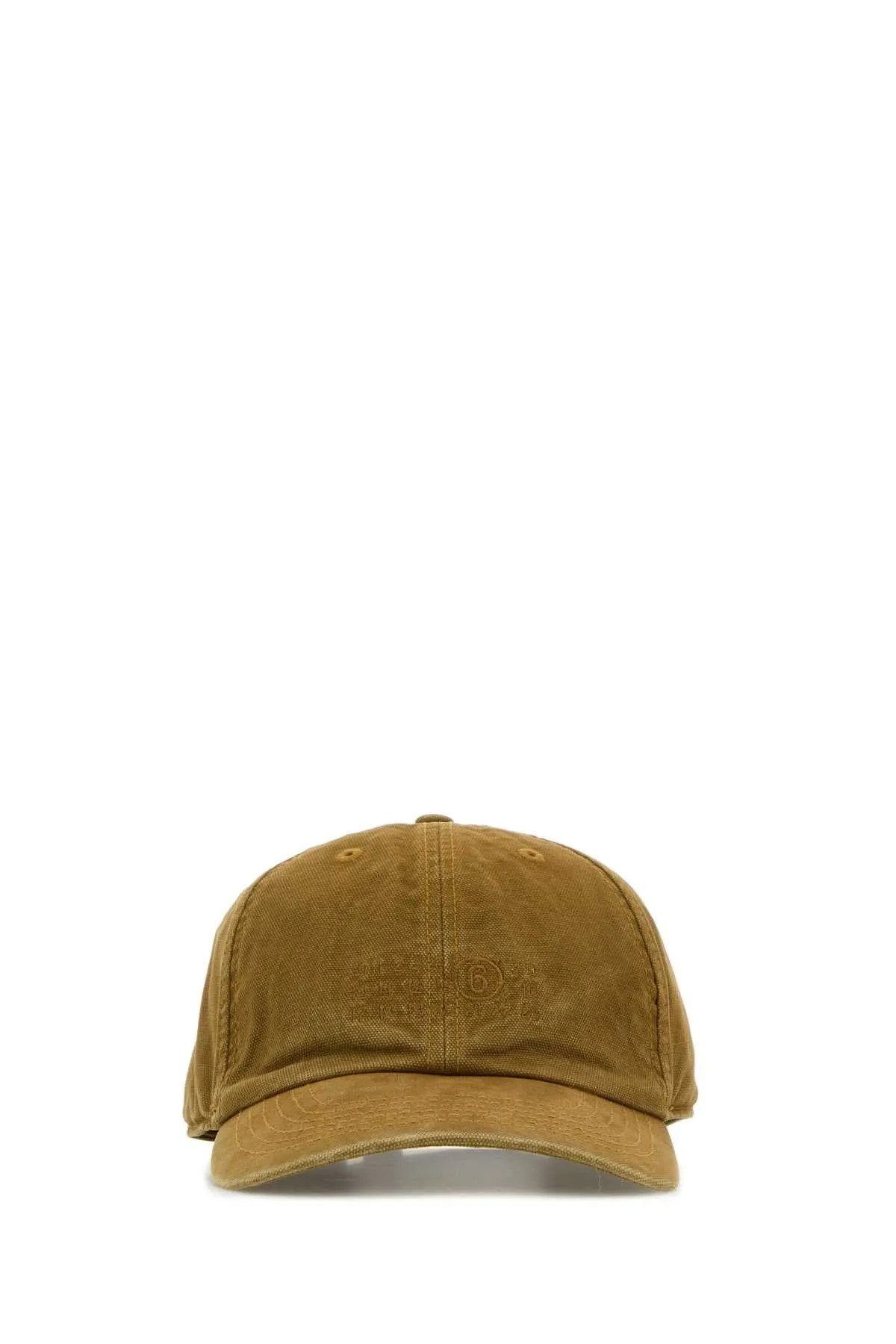 Mm6 Maison Margiela Camel Canvas Baseball Cap