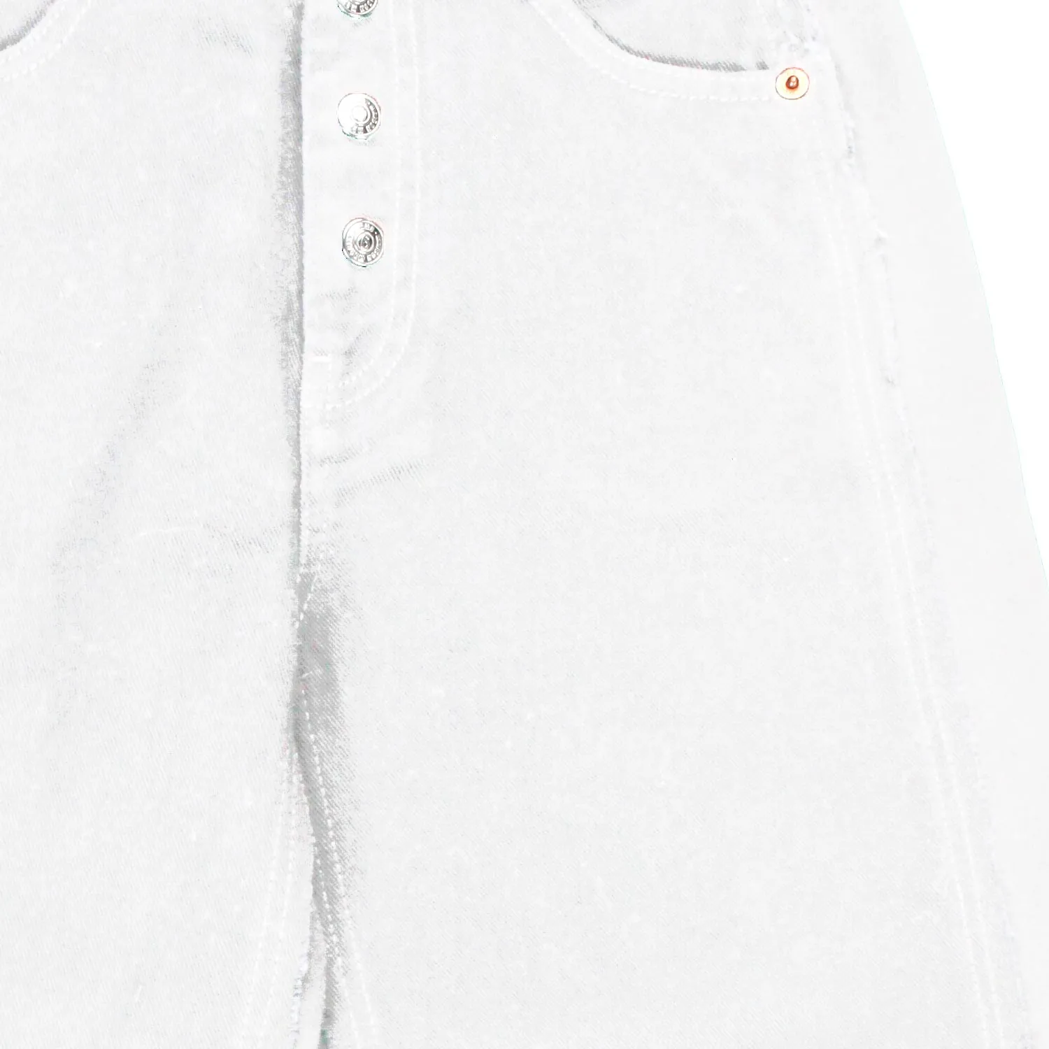 Mm6 Maison Margiela White Loose Fit Jeans For Girls And Teen