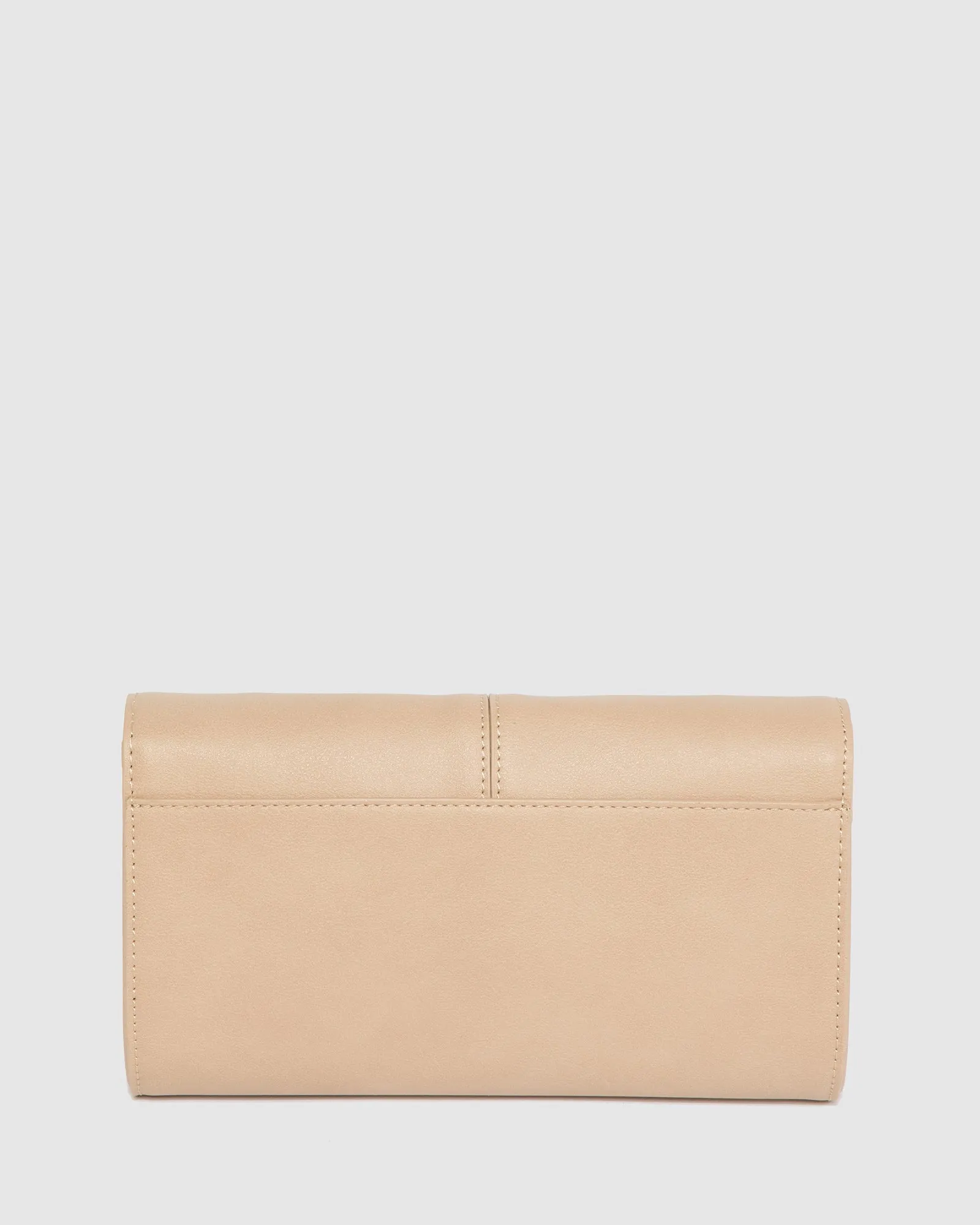 Natural Vevay Panel Clutch Bag