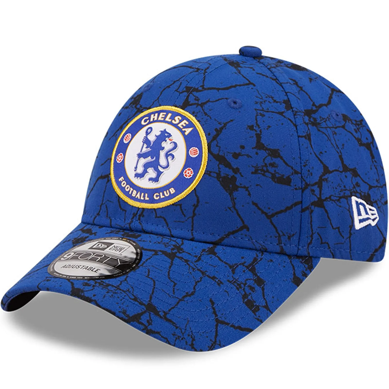 New Era Chelsea Football Club 9FORTY Marbled Baseball Cap - Blue