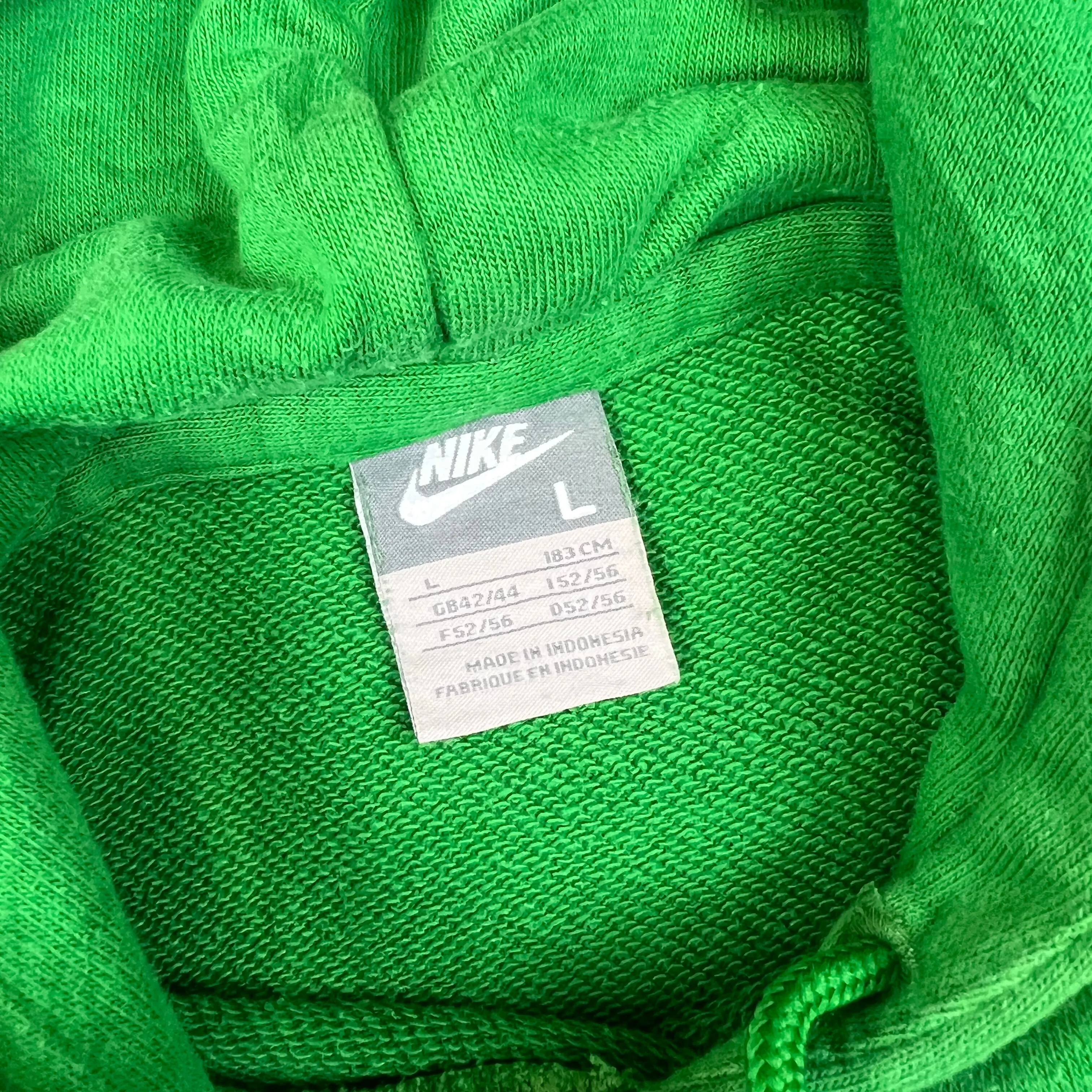 Nike 00s Celtic Football Hooded Sweatshirt Green