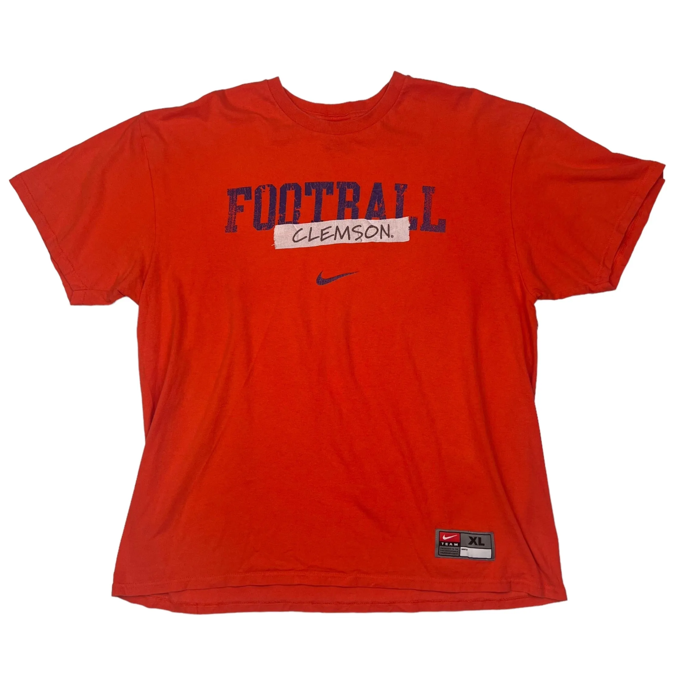 Nike Clemson Football Orange Graphic T-shirt