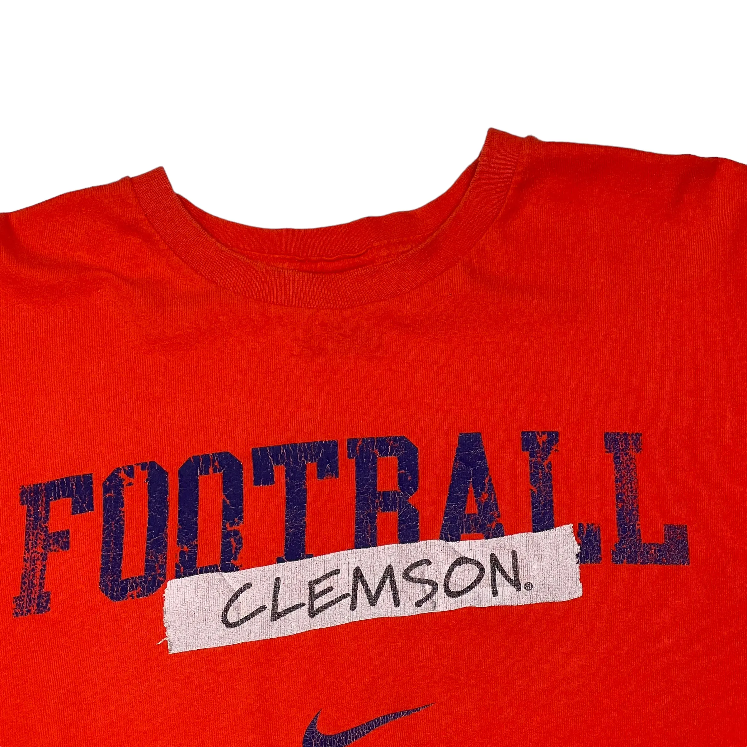 Nike Clemson Football Orange Graphic T-shirt