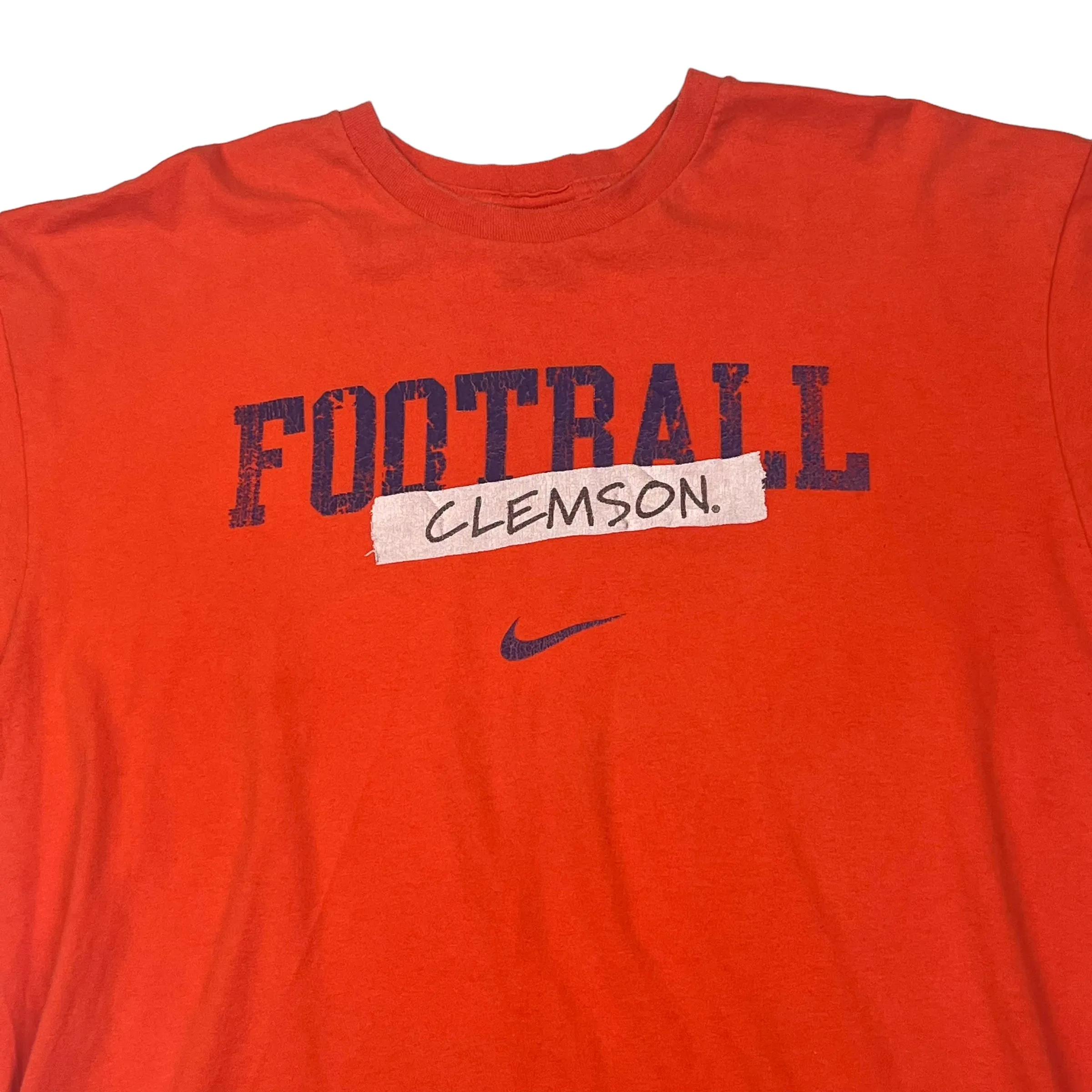 Nike Clemson Football Orange Graphic T-shirt