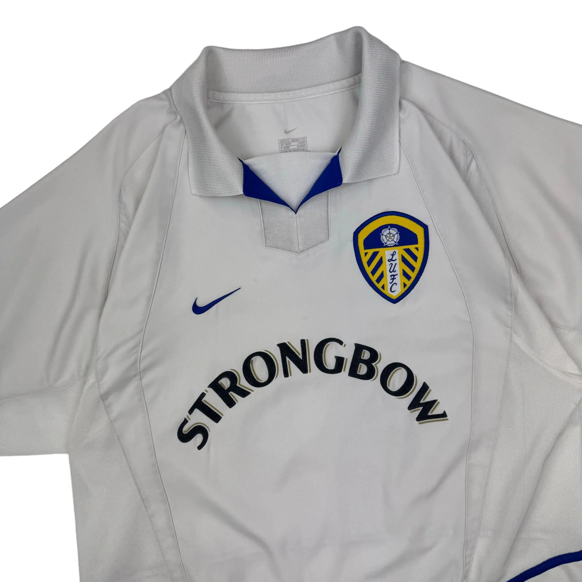 Nike Leeds United 2003/03 Football Shirt White Rare