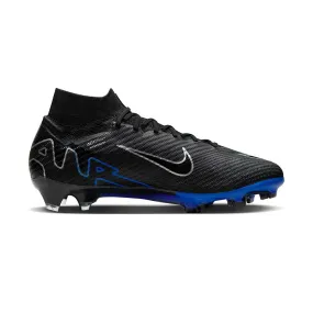 Nike Zoom Mercurial Superfly 9 Elite FG Soccer Cleat - Black/Chrome-Hyper Royal- Regular (D)