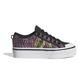 Nizza Zebra Print Platform Sneakers