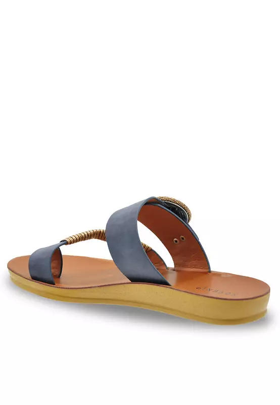 NOVENI Noveni Faux Leather Strap Casual Sandals