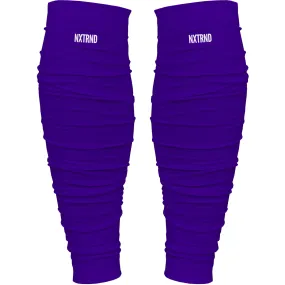 NXTRND Scrunch Football Leg Sleeves Purple