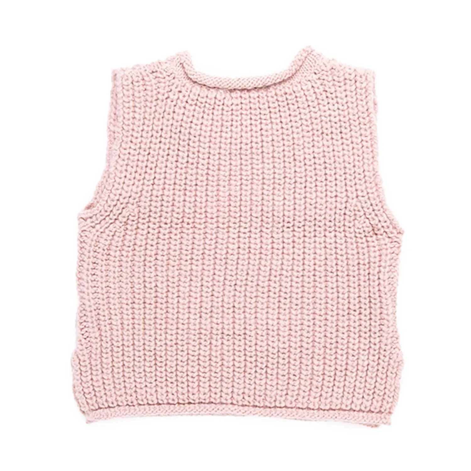 One More In The Family Gabriel Pink Vest For Baby Girl