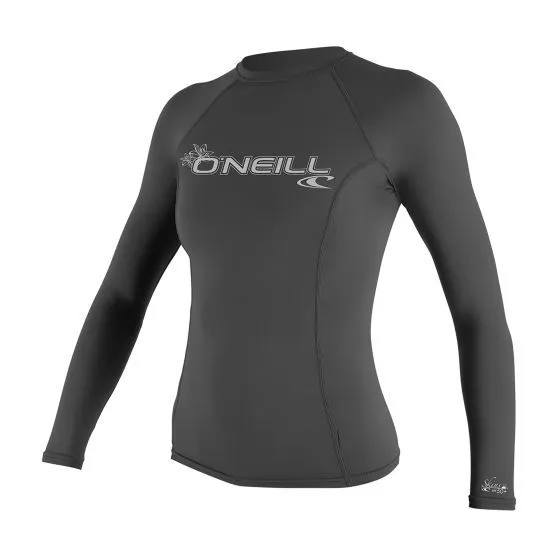 O'Neill Womens Basic Skins L/Sleeve Rash Vest