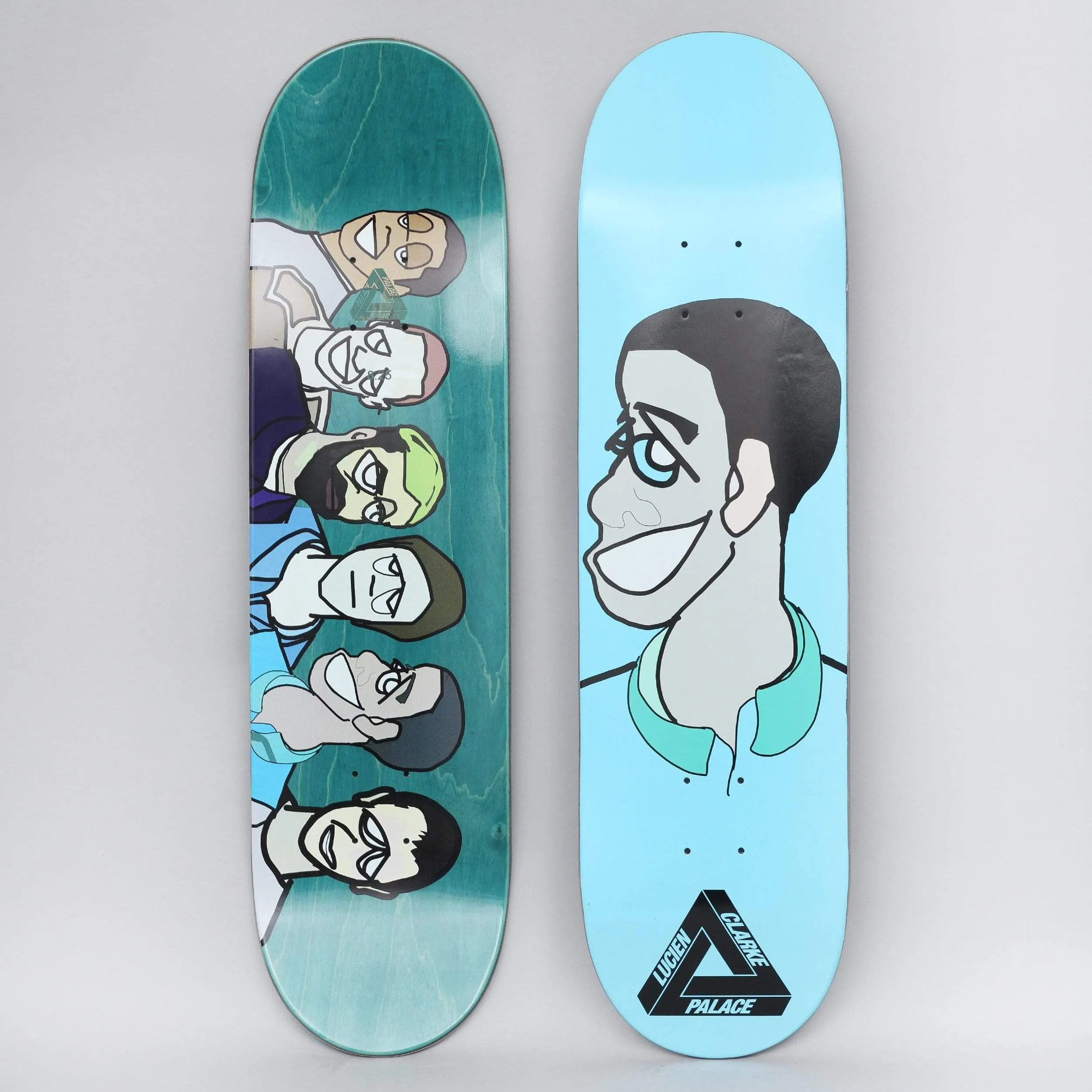 Palace 8.25 Clarke Pro S20 Skateboard Deck Cyan