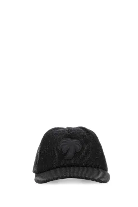 Palm Angels Embellished Cotton Baseball Cap