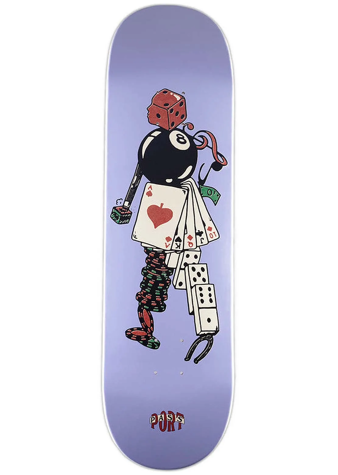 Pass-Port Assorted Friends Series Parlor Games Skateboard Deck