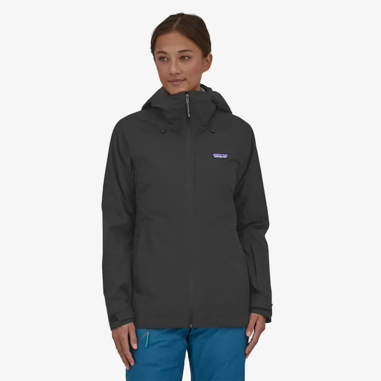 Patagonia Women&apos;s 3-in-1 Powder Town Ski/Snowboard Jacket in Black