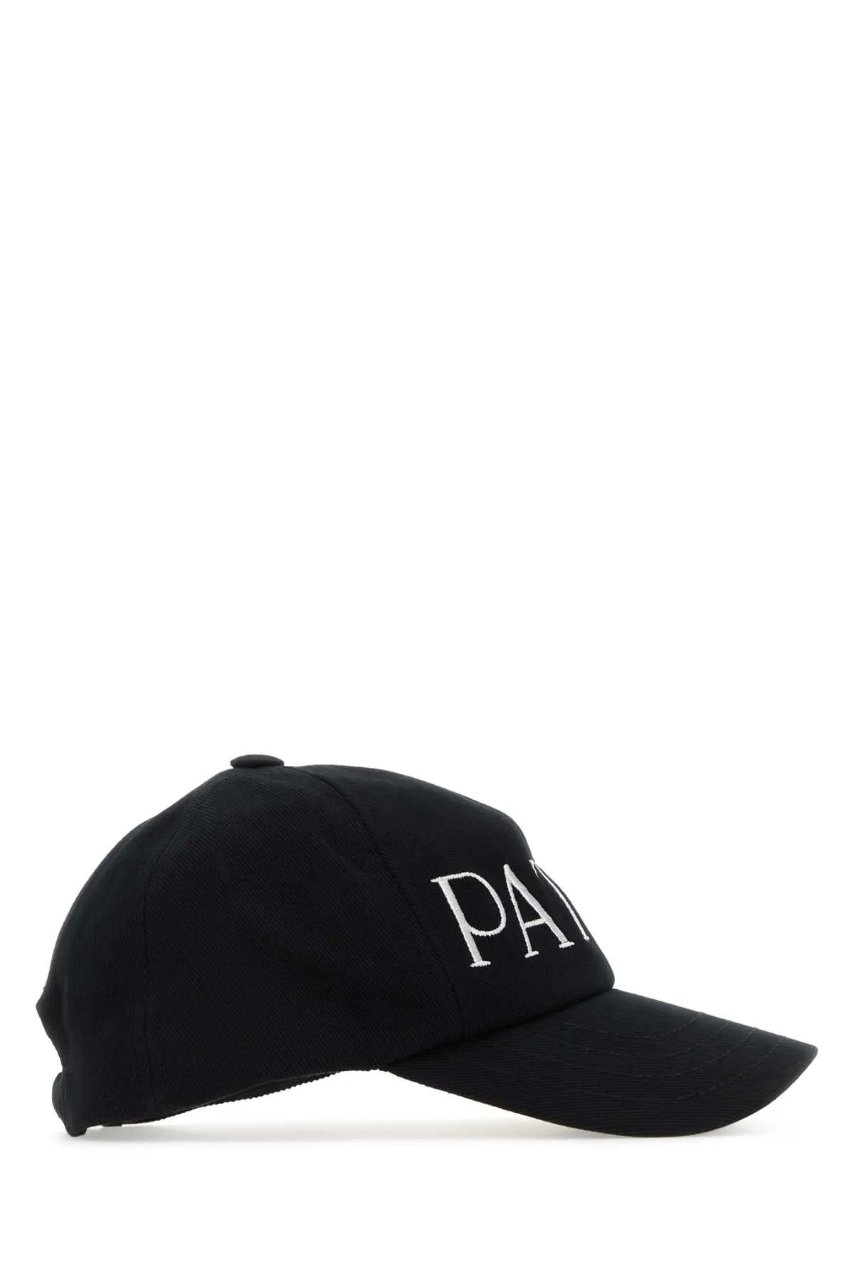 Patou Black Cotton Baseball Cap