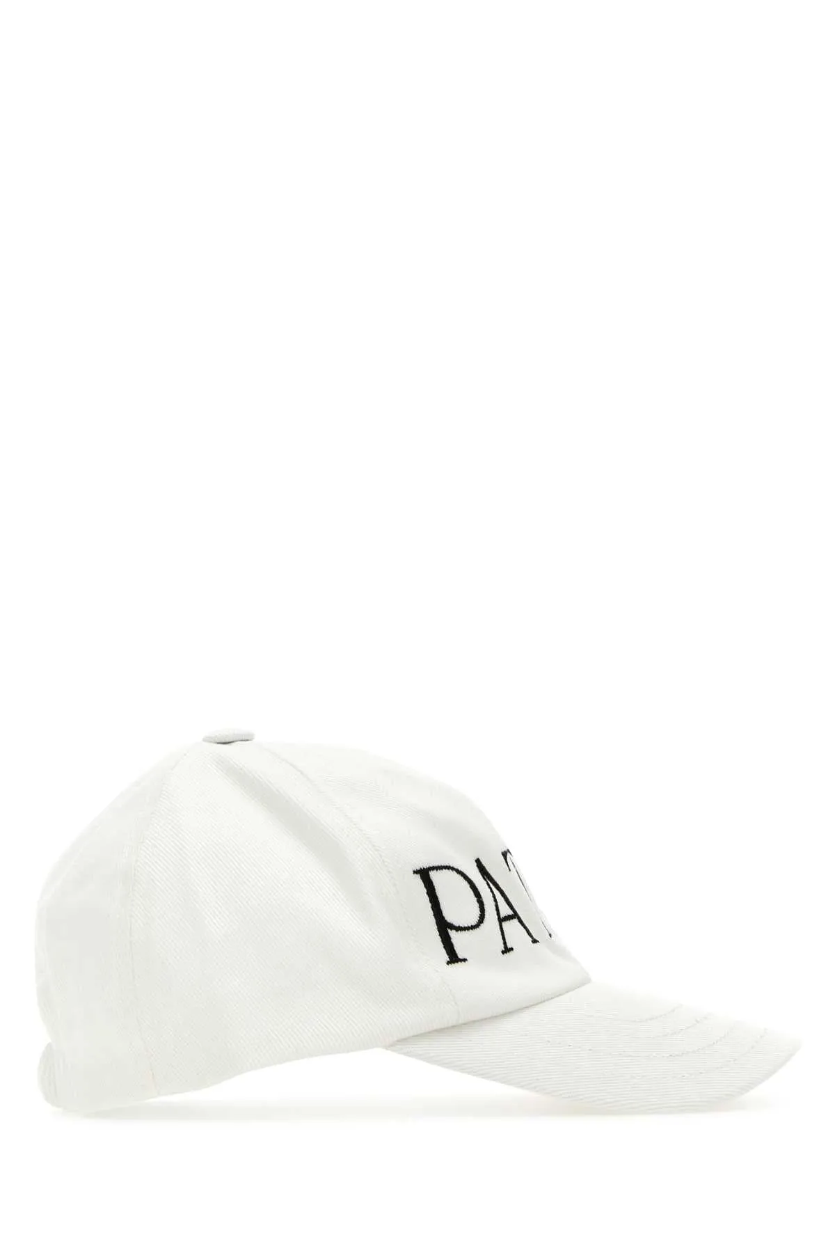 Patou White Cotton Baseball Cap