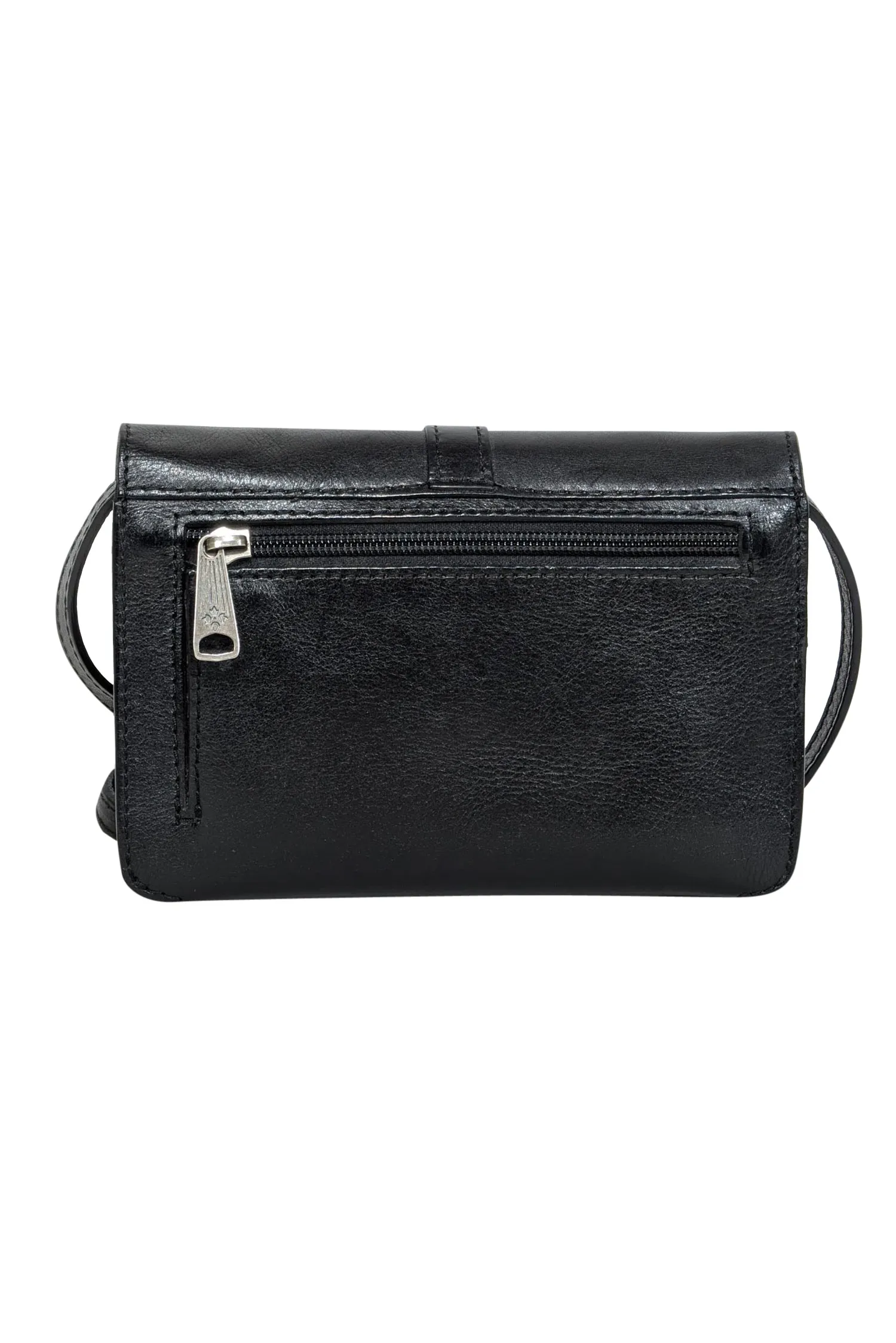 Patricia Nash - Black Leather Crossbody Bag